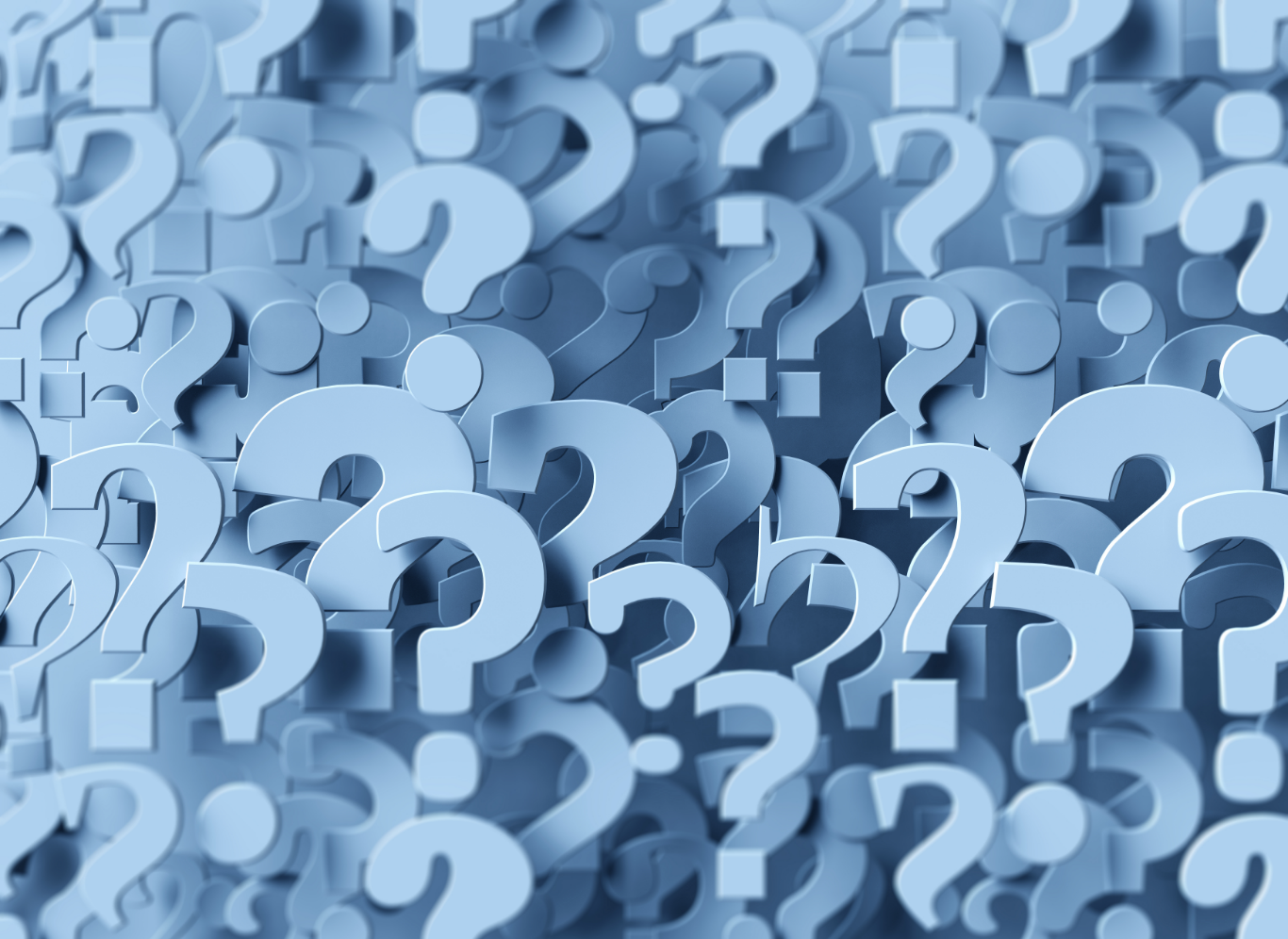 faq banner image with question marks